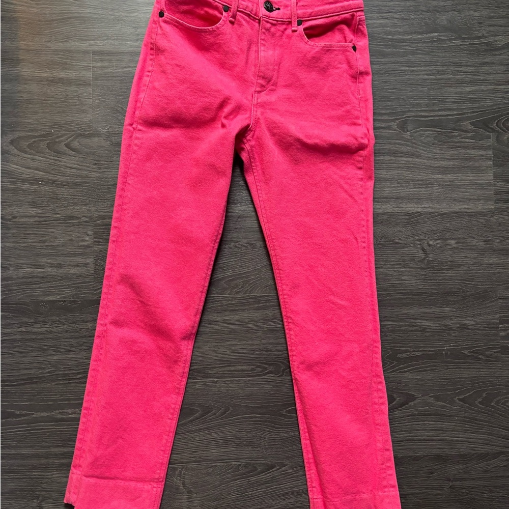 rag bone High Rise Skinny Jeans Womens 26 Bull Pink Ankle Length